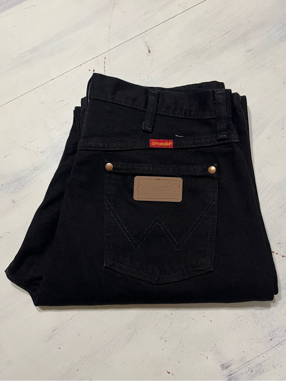 Wrangler Vintage 90’s High Waist Black Jeans Sz 11X32 Western Rodeo Cowgirl